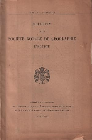 Bulletin de la société royale de géographie d'egypte/ sommaire :barthelemy : des poches a caillou...