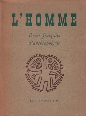 L'homme / revue française d'anthropologie /janvier -mars 1976 /dupire : chasse rituelle divinatio...