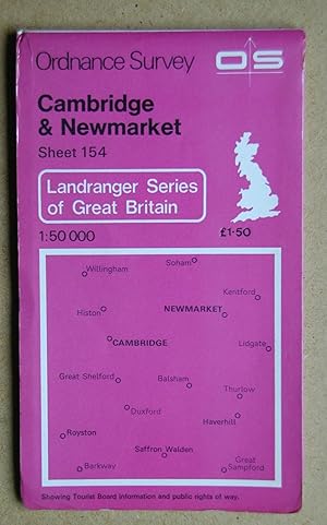 Ordnance Survey Map. Cambridge & Newmarket. Sheet 154.
