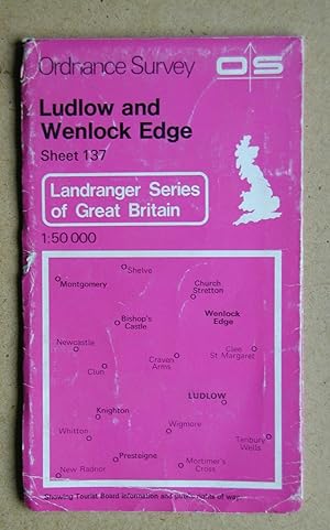 Ordnance Survey Map. Ludlow and Wenlock Edge. Sheet 137.