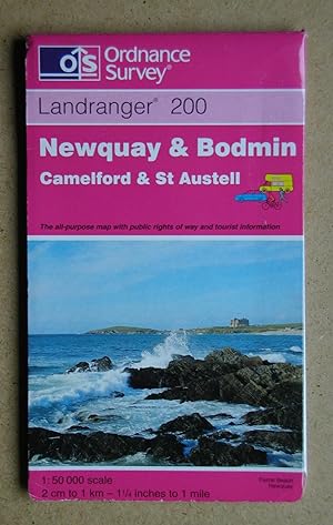 Ordnance Survey Map. Newquay & Bodmin. Camelford & St Austell. Sheet 200.
