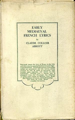 Early Mediaeval French Lyrics