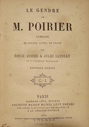 LE GENDRE M. POIRIER