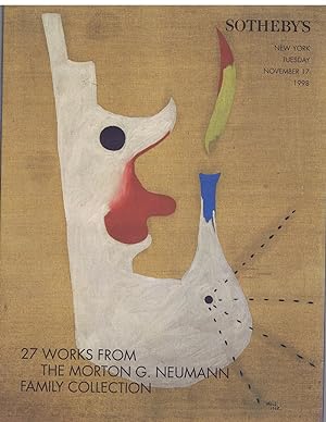27 WORKS FROM THE MORTON G. NEUMANN FAMILY COLLECTION. 17/11/1998.