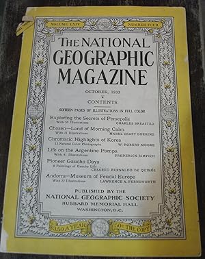 National Geographic Volume LXIV Number Four October 1933