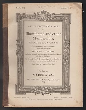 An Illustrated Catalogue of Illuminated and other Manuscipts