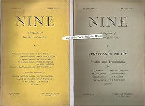Nine: a Magazine of poetry and criticism 4 vols, No. 3 1949-50, No 5, No 6 & No 7 Autumn 1951.