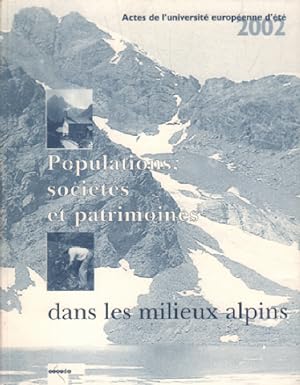 Populations societes et patrimoines dans les milieux alpins