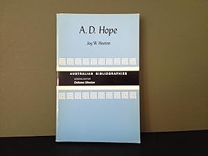 A.D. Hope (Australian Bibliographies)