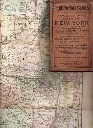 RAND, McNALLY & CO.'S INDEXED COUNTY AND TOWNSHIP POCKET MAP AND SHIPPERS' GUIDE OF NEW YORK:; Ac...