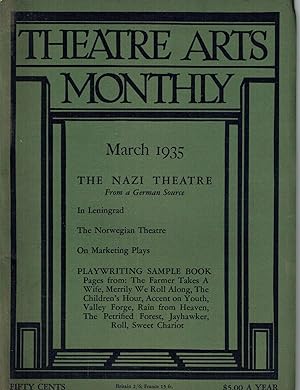 Theatre Arts Monthly: Volume XIX, No. 3; March, 1935