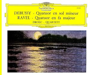 [Disque 33 T Vinyle] Debussy, quatuor en sol mineur, Ravel, Quatuor en fa majeur, Drolc - Quartet...