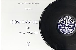 [Disque 33 T Vinyle] Mozart, Cosi Fan Tutte, Club National du disque (CND605)