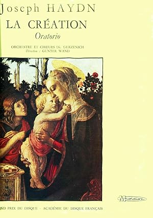 [Disque 33 T Vinyle] Joseph Haydn, La Creation, Oratorio, Orchestre et Choeurs du Gurzenich, Gunt...