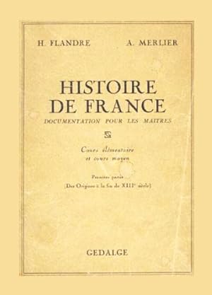 Histoire de France : Cours élémentaire et cours