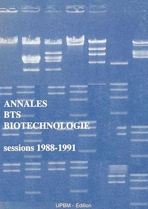 Annales, brevet de technicien supérieur biotechnologie