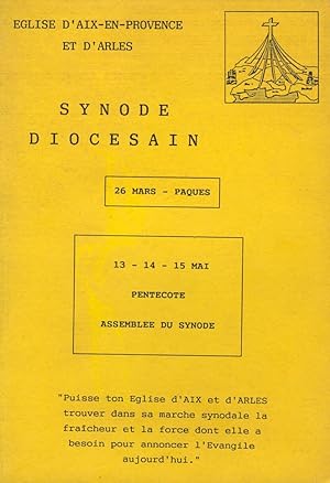 Synode Diocesain - Eglise d'Aix-en-Provence et d'Arles, 25 juin 1989
