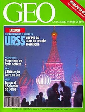 eo - Un nouveau Monde La terre, numero 108, Fevrier 1988, URSS Voyage au cur du peuple sovietique