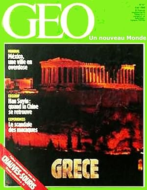 Geo - Un nouveau Monde La terre, numero 87, Mai 1986, Grece