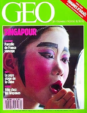 Geo - Un nouveau Monde La terre, numero 110, Avril 1988, Singapour