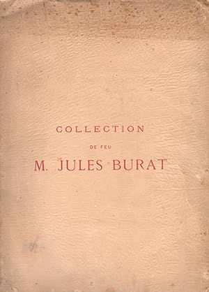 Catalogue de tableaux anciens de feu M. Jules Burat - 1885 (Gallerie Georges Petit, Paris, les Ma...