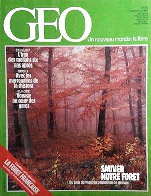 Revue GEO - Un nouveau monde La Terre, numero 79, septembre 1985