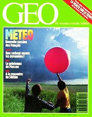 Geo - Un nouveau Monde La terre, numero 101, Juillet 1987, Meteo