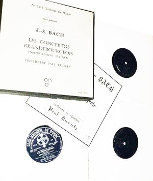 [Disque 33 T Vinyle] Les concertos brandebourgeois, Bach, Kuentz, Le Club National du Disque (cof...