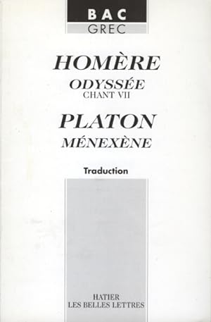 Bac Grec, Homère, Odyssée Chant VII, Platon Ménexène