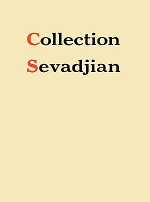 Collection Sevadjian. Tableaux modernes, du 01-06 1927 au 03-06-1927