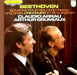 [Disque 33 T Vinyle] Beethoven, Sonates pour violon et piano n°5, Op. 24 "Printemps" et n°1, Op.1...