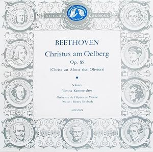 [Disque 33 T Vinyle] Beethoven, Christus am Oelberg Op. 85 (Christ au Mont des Oliviers)