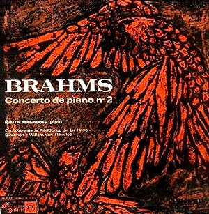[Disque 33 T Vinyle] Brahms, concerto de piano n°2 En Si Bemol Majeur, Op. 83, Nikita Magaloff pi...