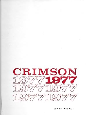 THE CRIMSON 1977.
