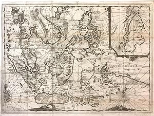 [Southeast Asia]; Rare 1725 Map of East Indies and South East Asia