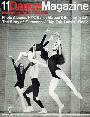 DANCE MAGAZINE: Vol XXXVI, No. 11; November 1962
