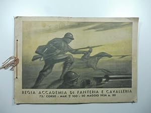 Regia Accademia di Fanteria e Cavalleria. 75 corso. Mak pi greco 100 - 20 maggio 1934