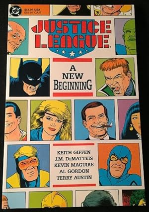 Justice League: A New Beginning (1989 FIRST COMBINED PUBLICATION)