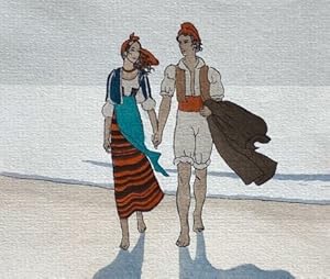 Graziella. Illustrations en couleurs de André E. Marty.