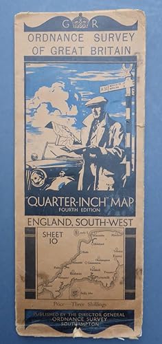 Ordnance Survey of Great Britain Qurter Inch Map - England, South West - Sheet 10