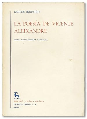 La Poesía de Vicente Aleixandre