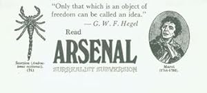 "Only that which is an object of freedom can be called an idea." -G. W. F. HegelRead Arsenal Surr...