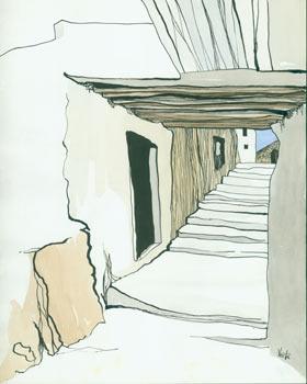 Naxos, '65. (Ascending Stairs).