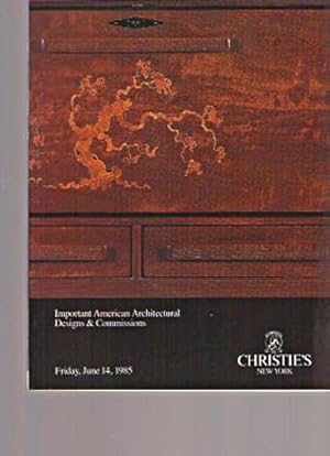 Christies 1985 American Architectural Designs
