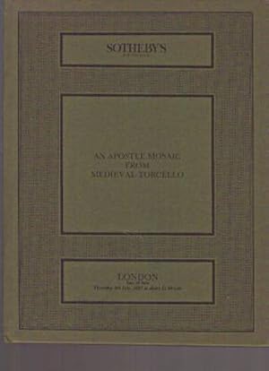 Sothebys 1987 An Apostle Mosaic from Medieval Torcello