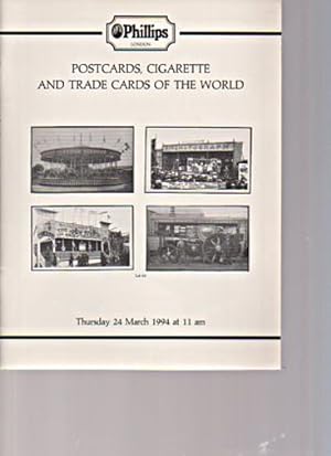 Phillips 1994 Postcards, Cigarette & Trade Cards of the World