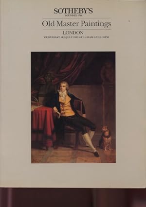 Sothebys July 1985 Old Master Paintings