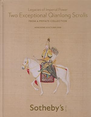 Sothebys October 2008 Legacies of Imperial Power. 2 Exceptional Qianlong Scrolls