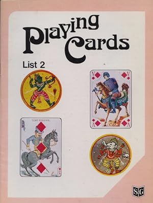 Stanley Gibbons 1978? Playing Cards (List 2)