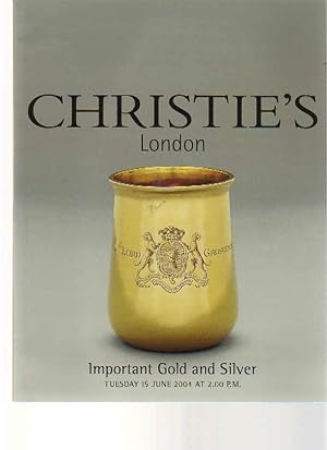 Christies 2004 Important Gold & Silver